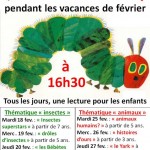 Séances de lecture pour les petits pendant les vacances chez Folies d'encre