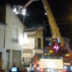 Incendie rue Arthur Chevalier suite à un différent familial
