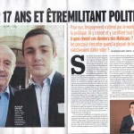 Un jeune militant Les Républicains d'Aulnay-sous-Bois est en interview dans Marianne cette semaine