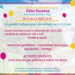 Fête foraine à la Ferme du Vieux-Pays jusqu'au 21 août