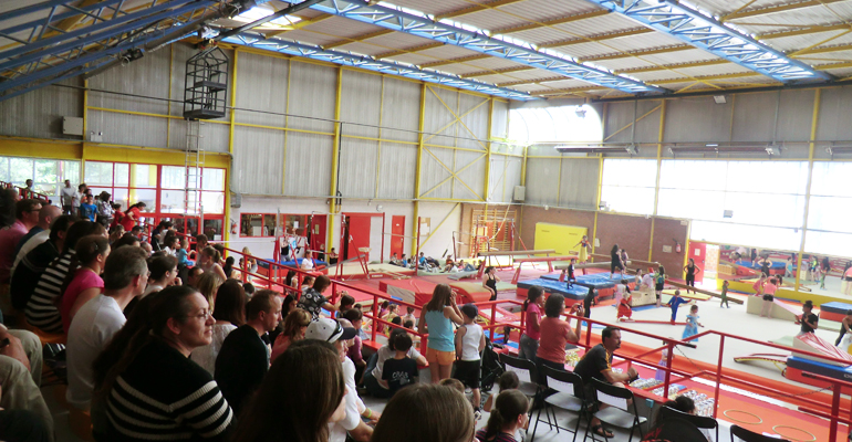 Depuis toujours, le Gymnase Maurice Tournier situé dans le sud de la ville accueille les activités des Amis Gymnastes d'Aulnay-sous-Bois. | (C) 93600INFOS / Alexandre Conan